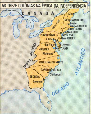 A colonização inglesa da América do Norte :: Pergaminho Digital
